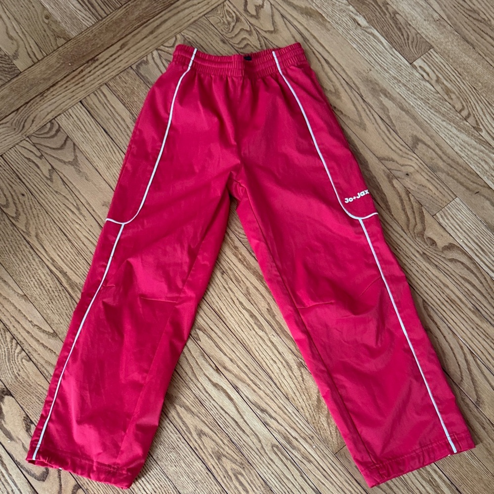 Jo + Jax  Red Pants with White Piping